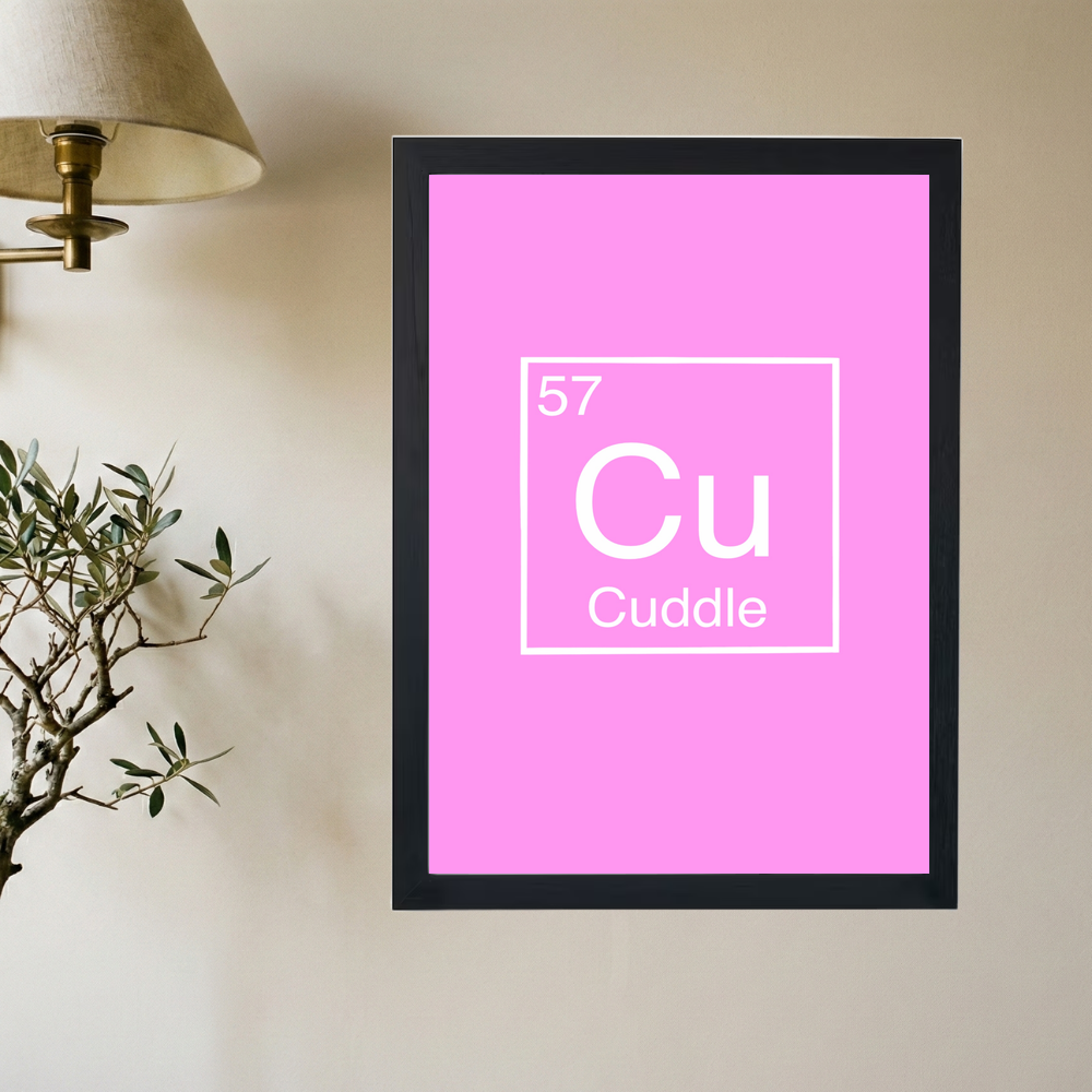 Cuddle' Element Poster - Mockup 2