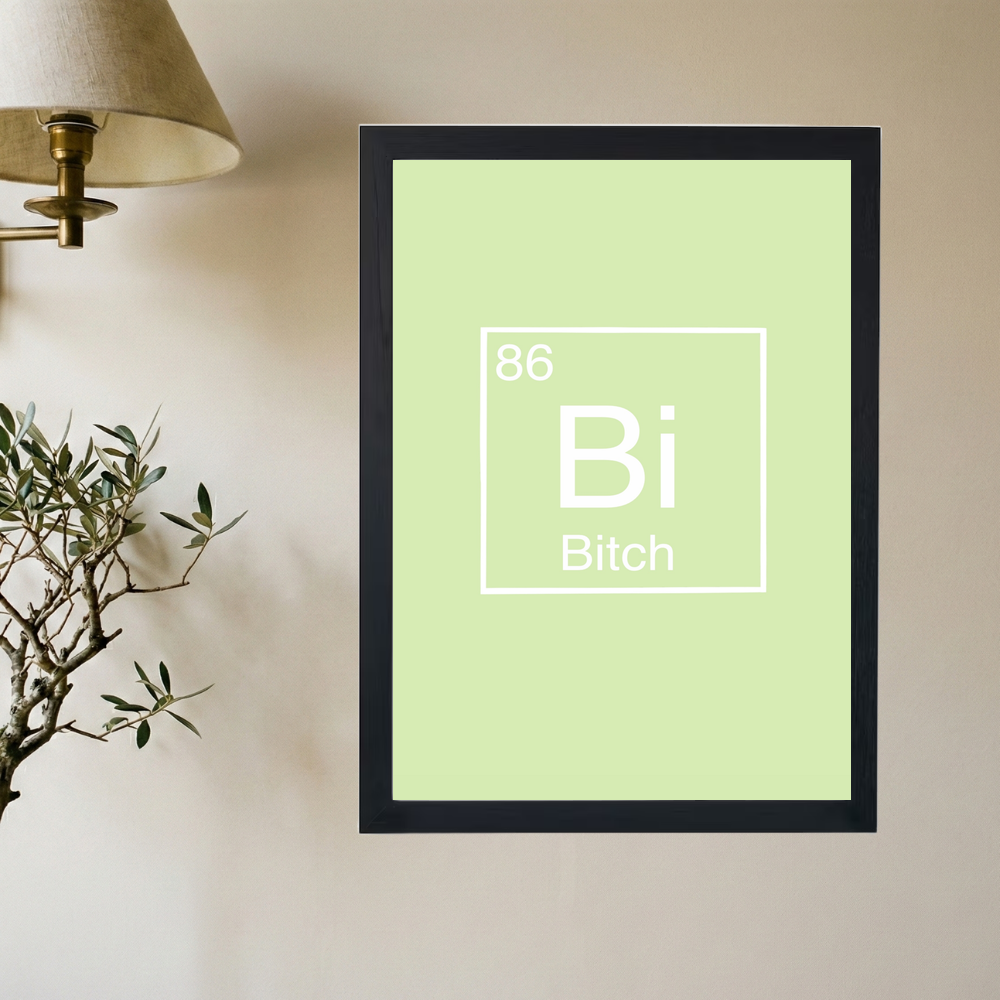 B*tch' Element Poster - Mockup 2