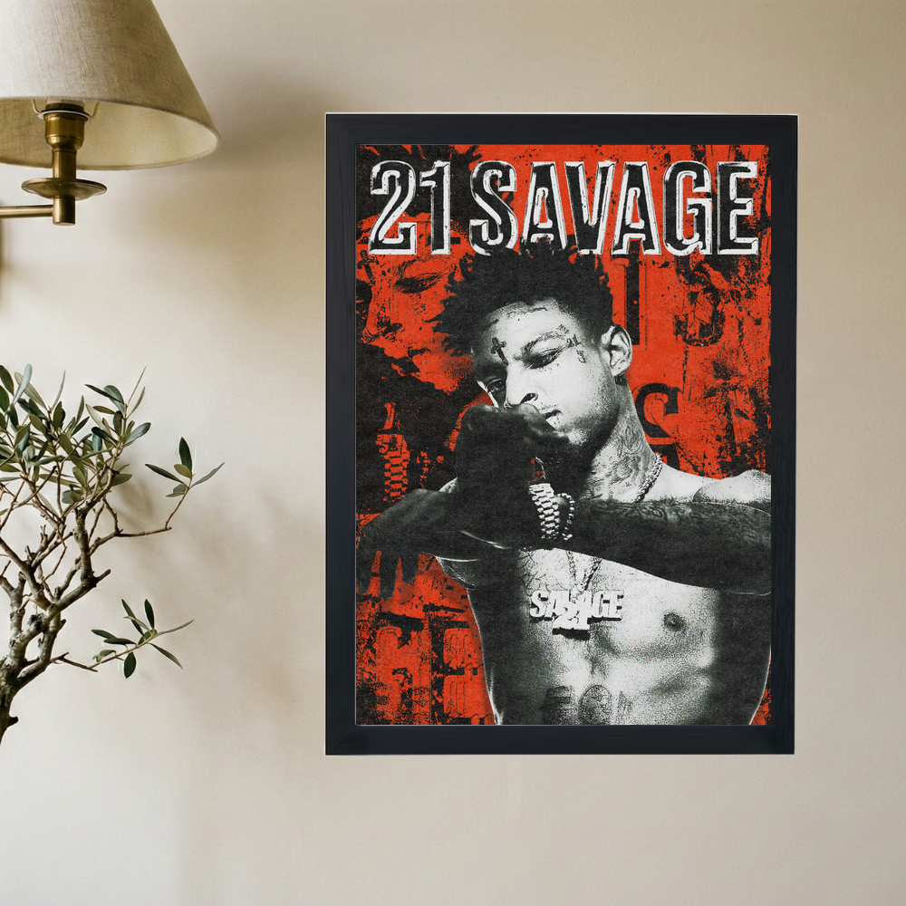 21 Savage 'Shooter' Poster - Mockup 2