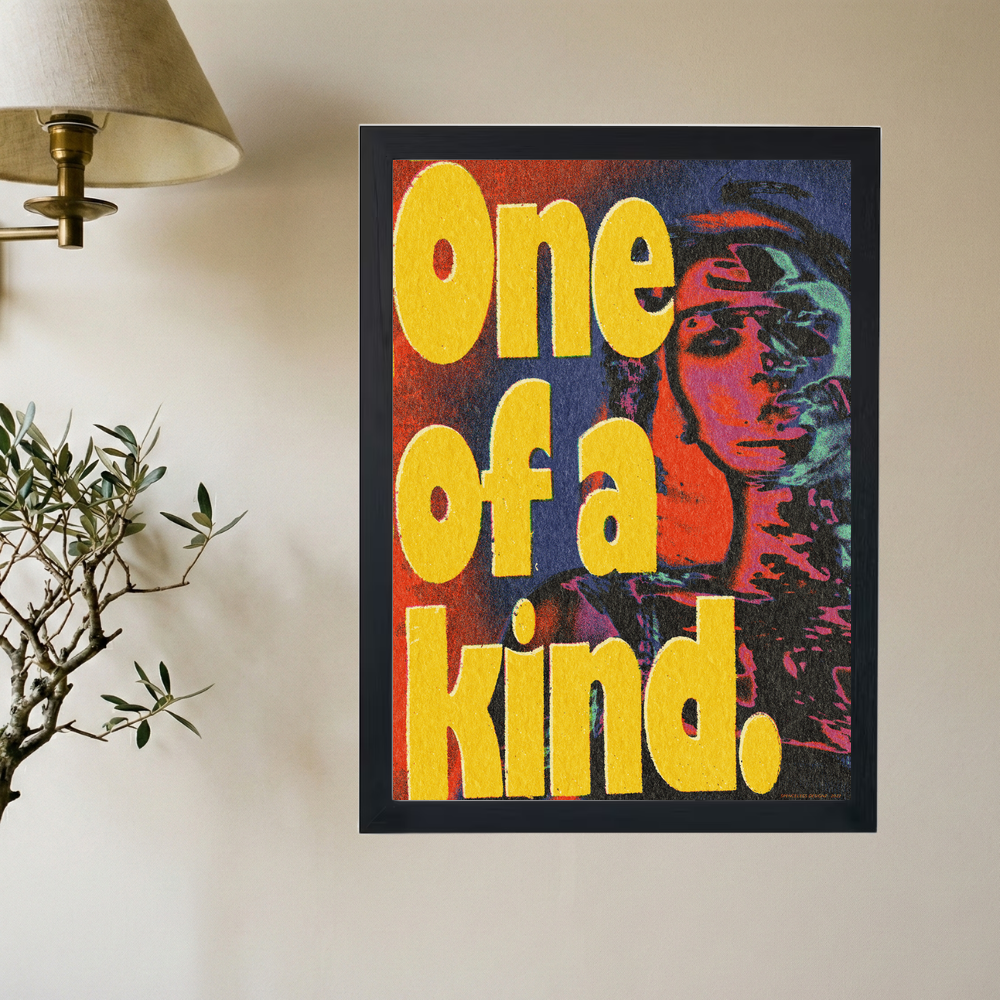 One Of A Kind' Poster - Mockup 2