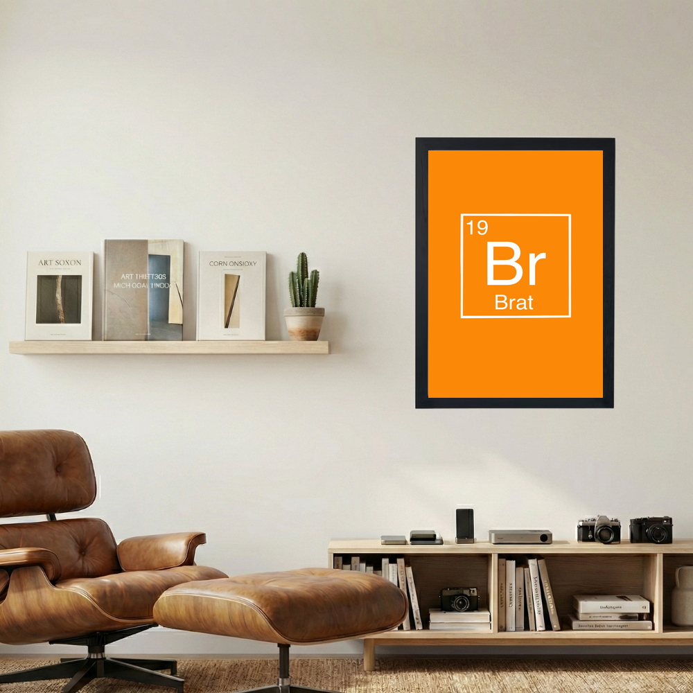 Brat' Element Poster - Mockup 1