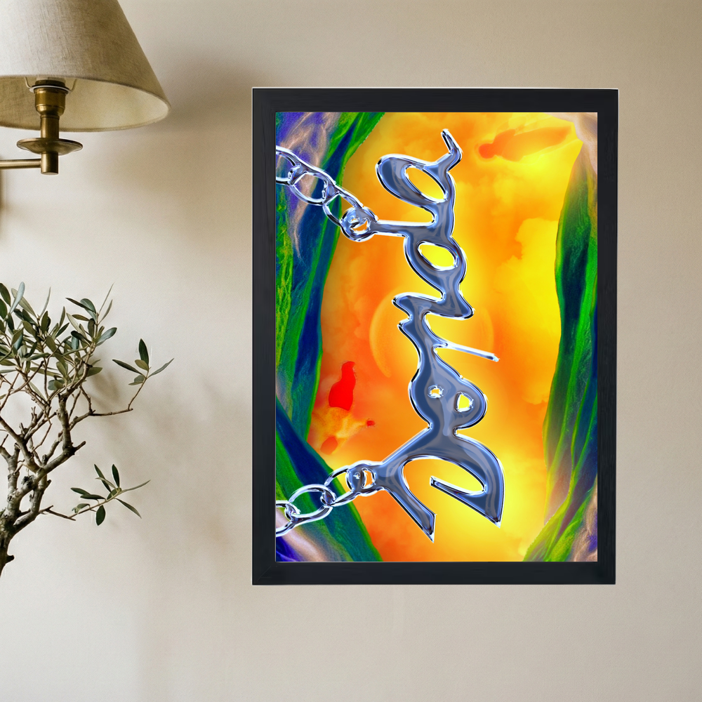 Kanye West 'Donda Chain' Poster - Mockup 2