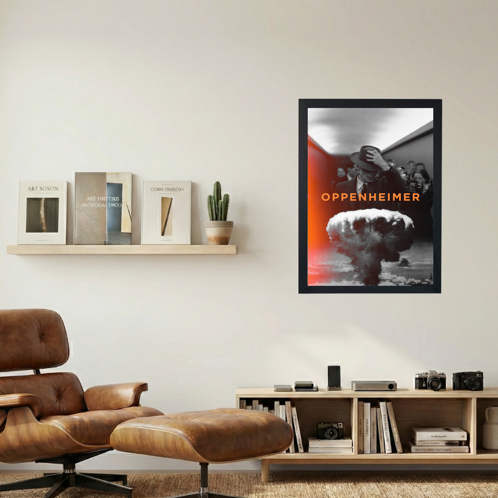 Oppenheimer 'Manhattan Project' Poster - Mockup 1