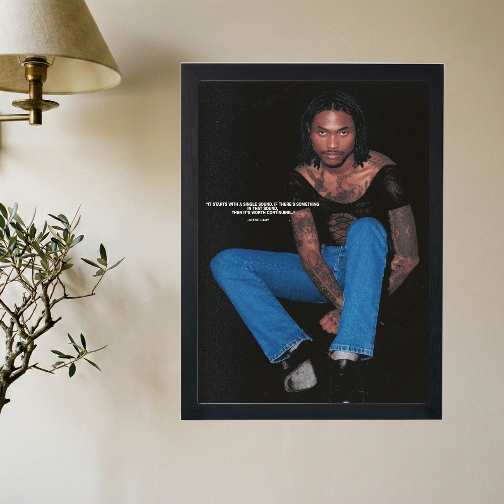 Steve Lacy 'A Single Sound' Poster - Mockup 2