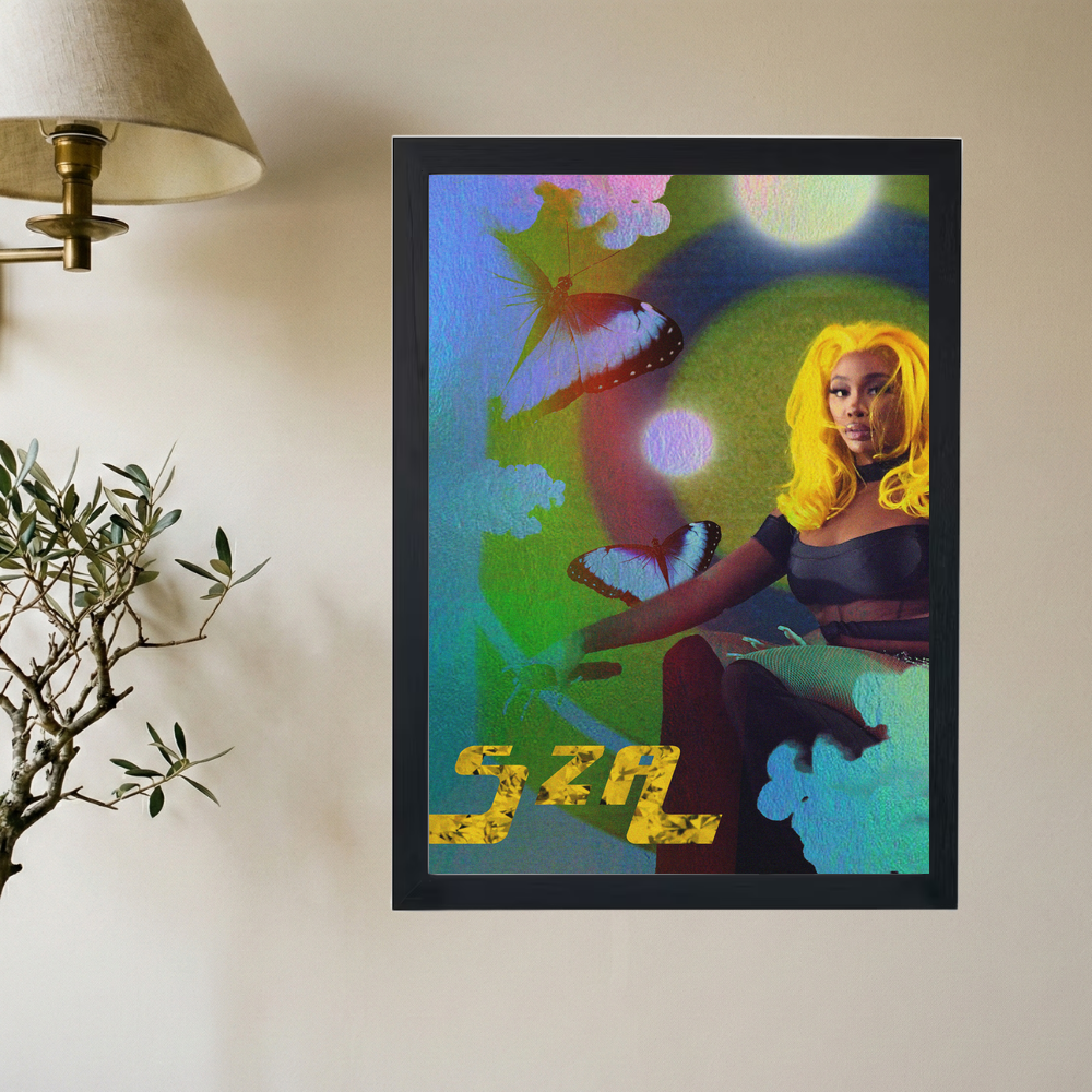 SZA 'Butterfly' Poster - Mockup 2