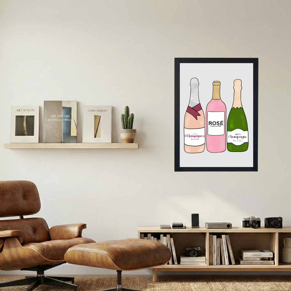 Champagne Poster - Mockup 1