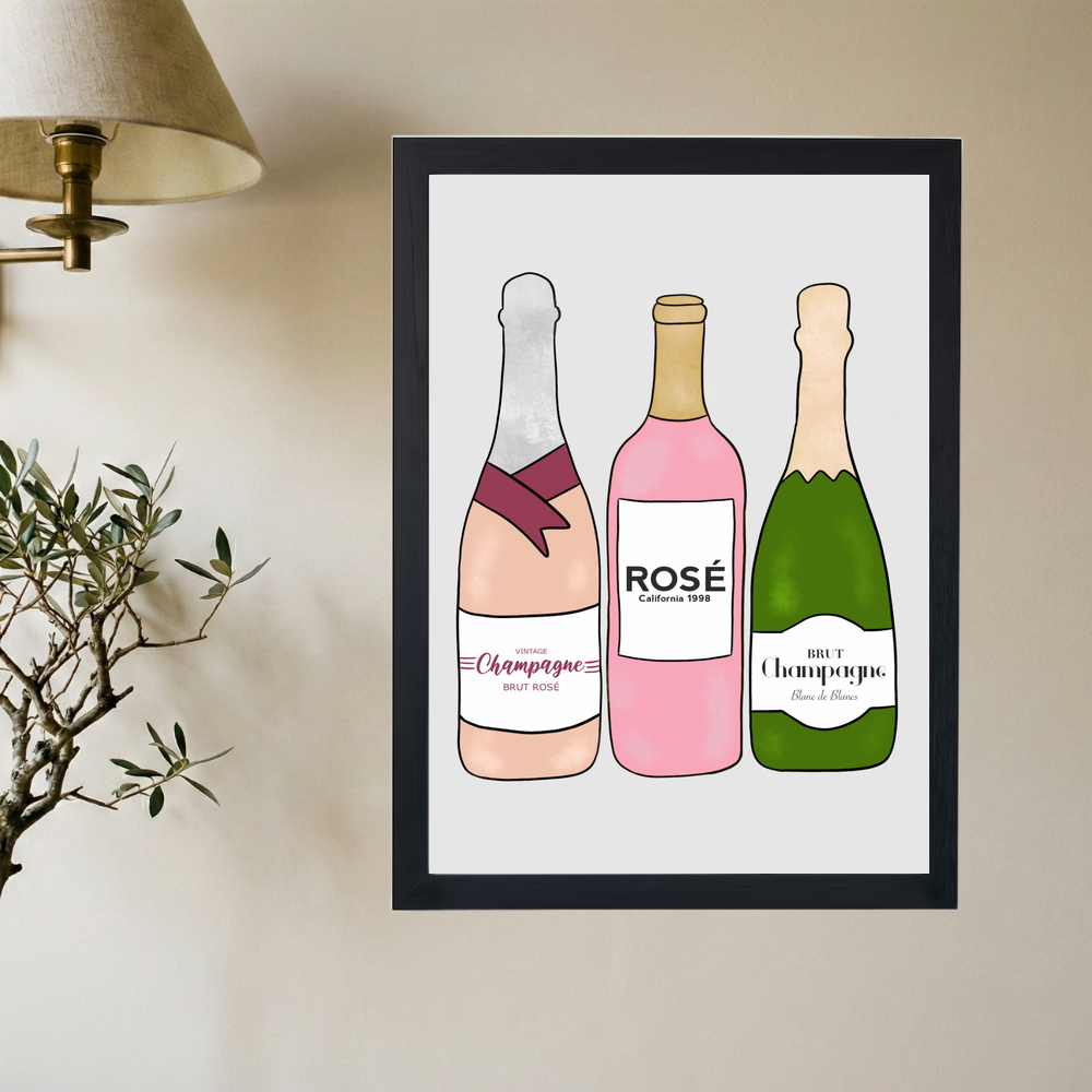 Champagne Poster - Mockup 2
