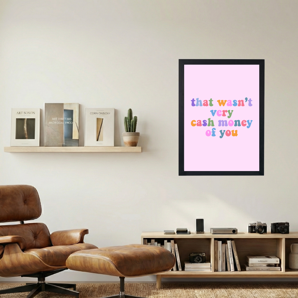 Cash Money' Poster - Mockup 1