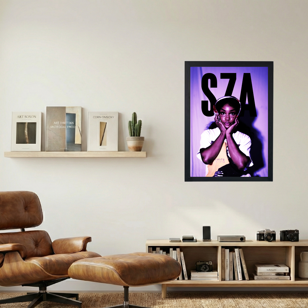 SZA 'Purple' Poster - Mockup 1