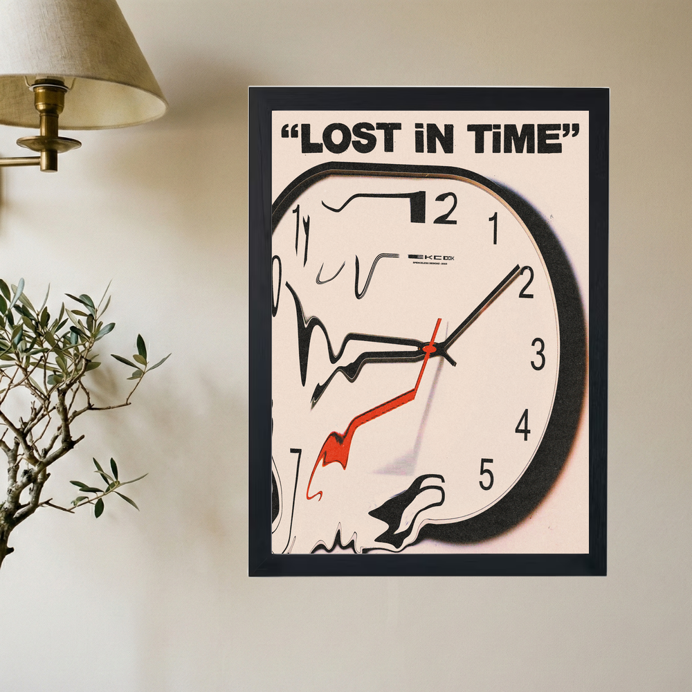 Lost In Time' Poster - Mockup 2