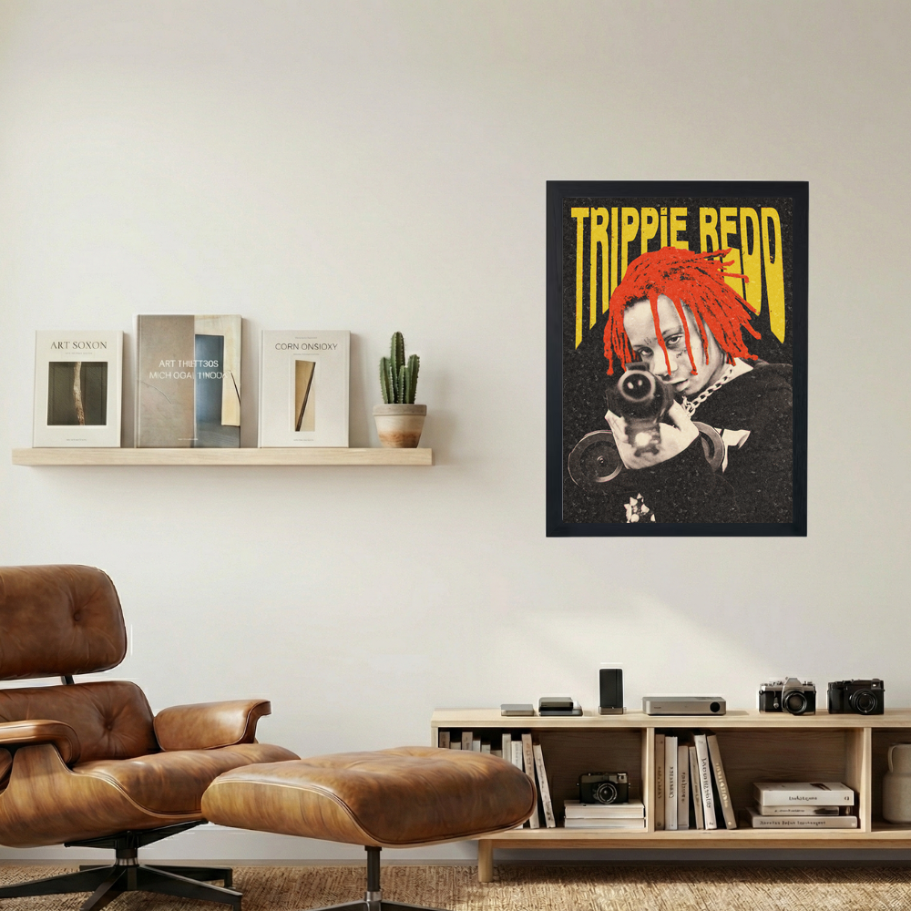 Trippie Redd 'Shooter' Poster - Mockup 1