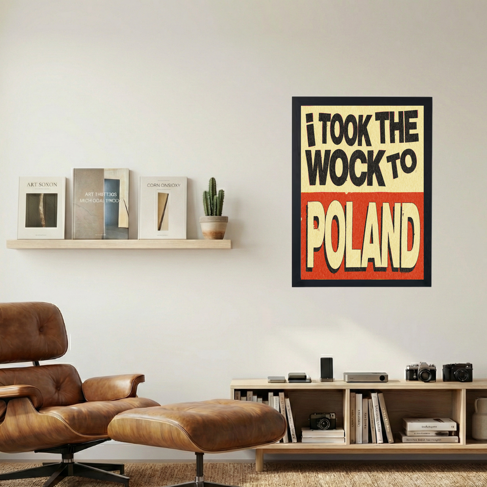 Lil Yachty 'I Took The Wock To Poland' Poster - Mockup 1