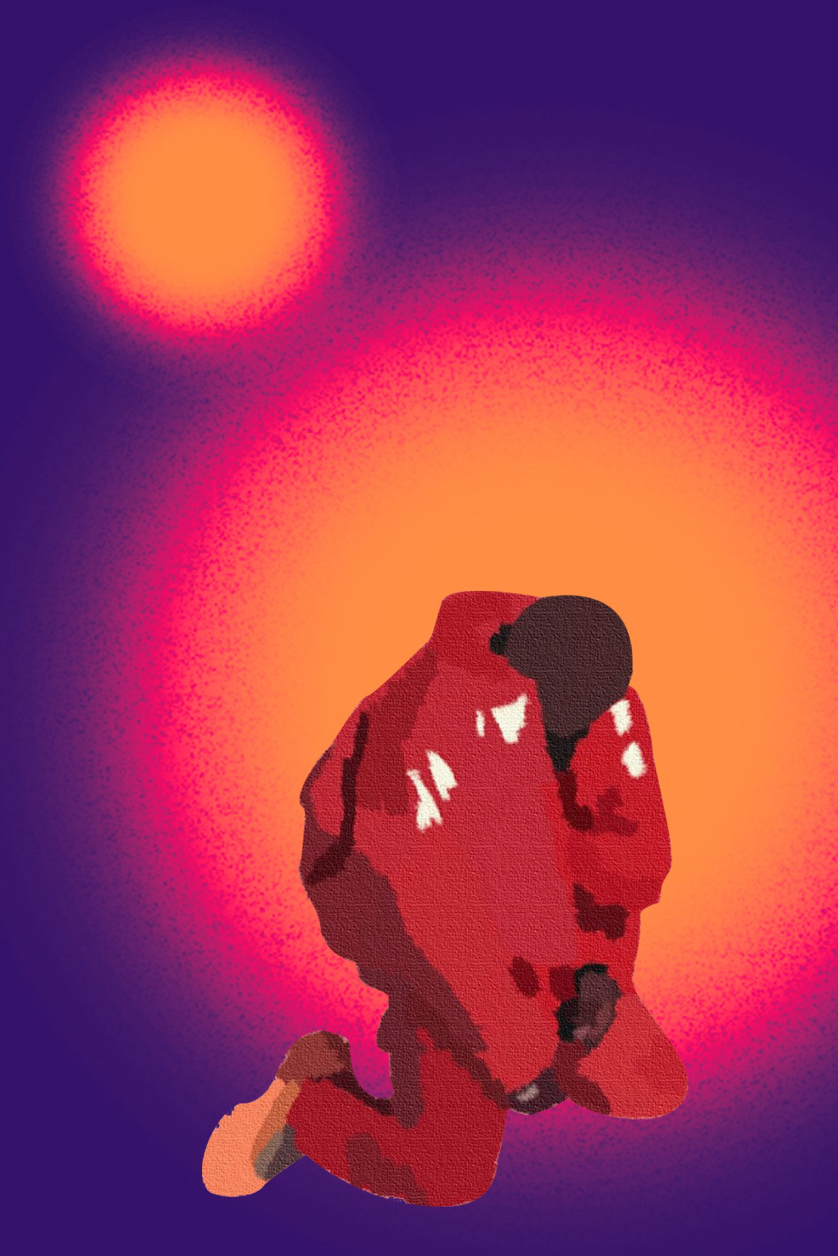 Kanye West 'Red Donda' Poster - Mockup 1