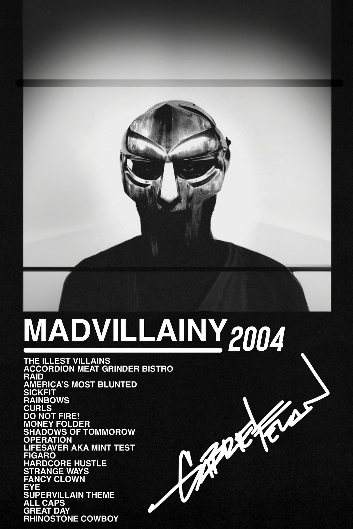 Madvillain 'Madvillainy 2004' Poster