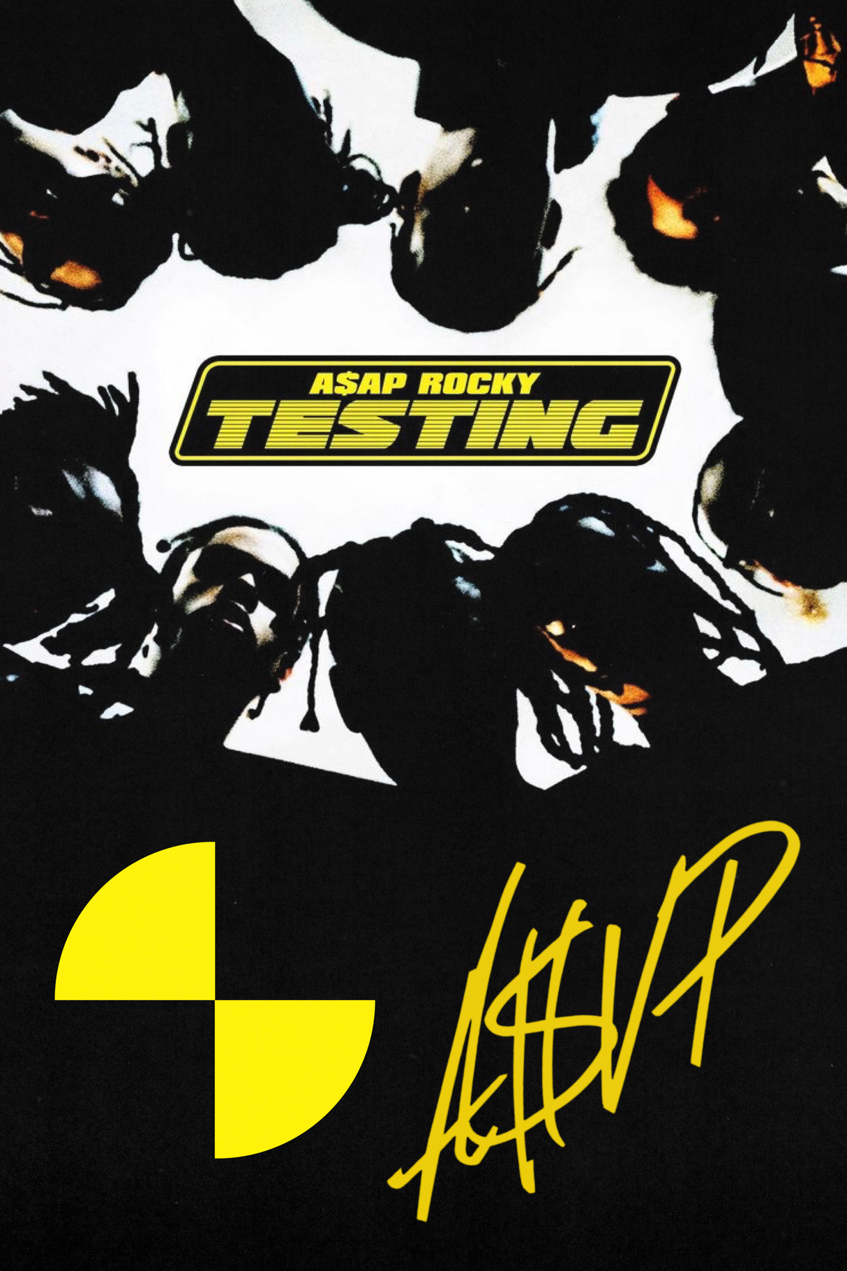A$AP Rocky 'Testing Album Cover' Poster