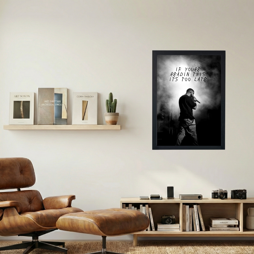 Drake 'If You're Readin This Its Too Late' Poster - Mockup 1