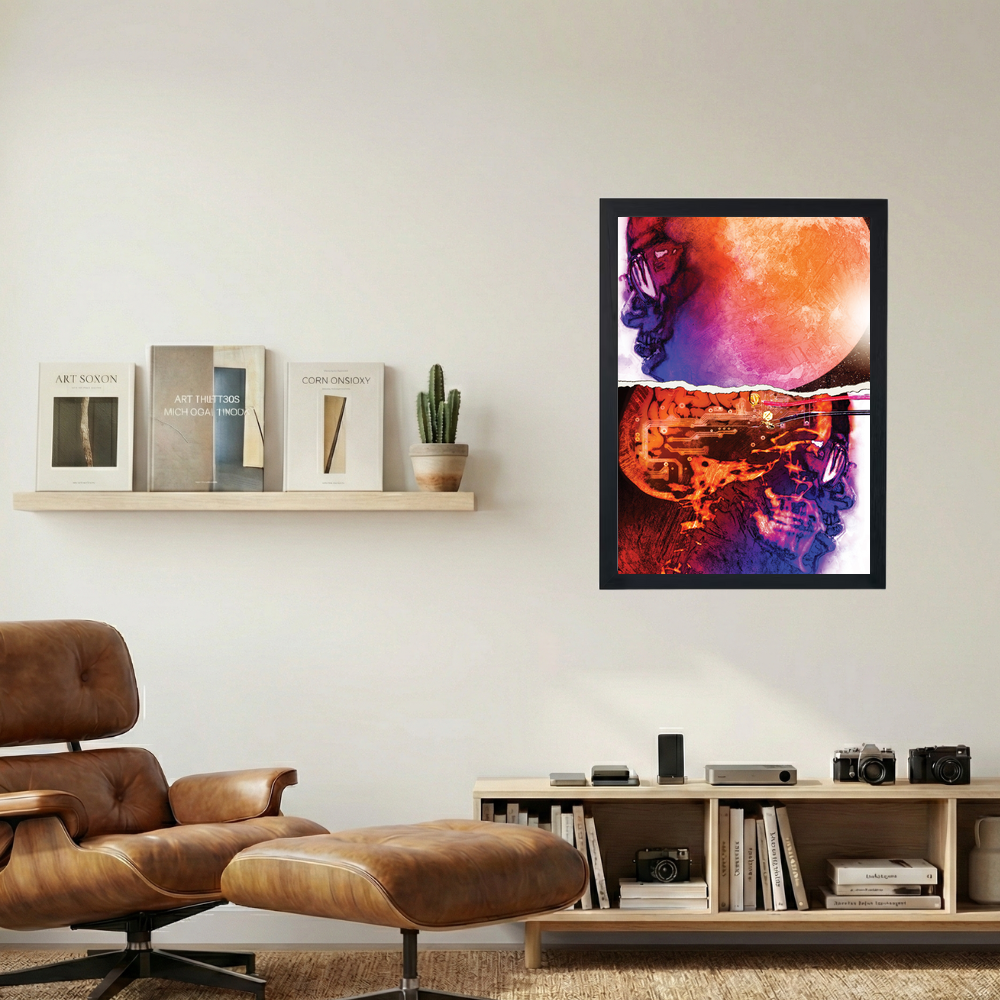 Kid Cudi 'Man on The Moon' Poster - Mockup 1