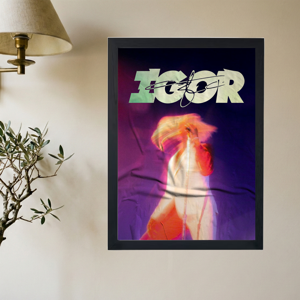 Tyler The Creator 'Blurred Igor' Poster - Mockup 2