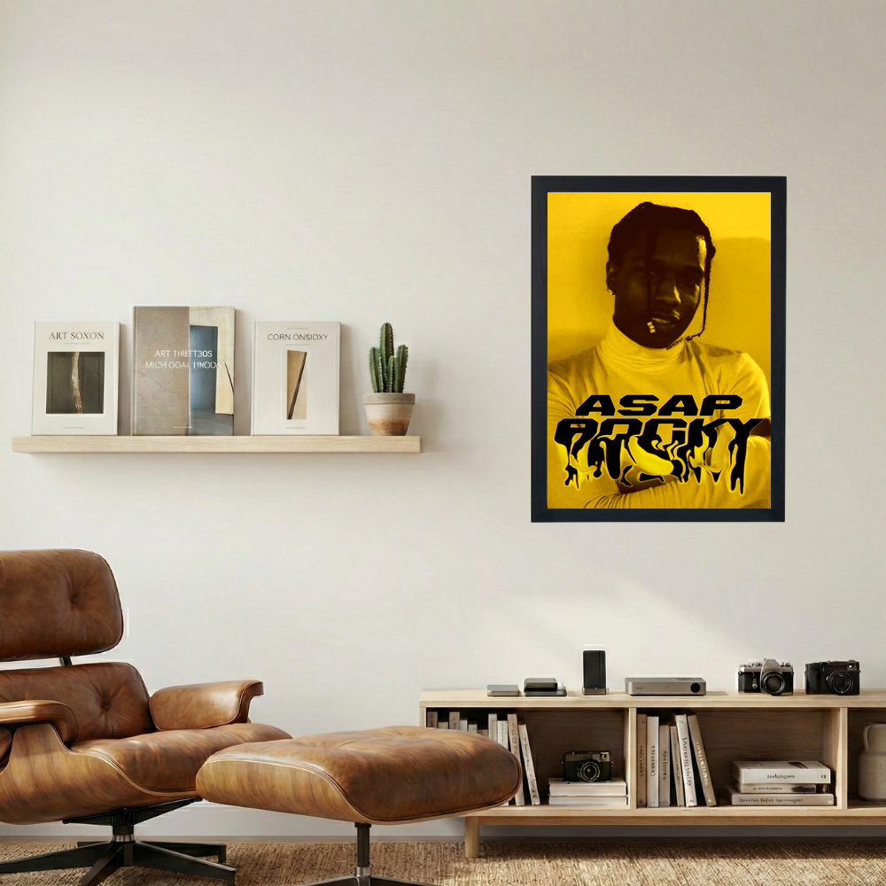 A$AP Rocky 'A$AP Yellow' Poster - Mockup 1