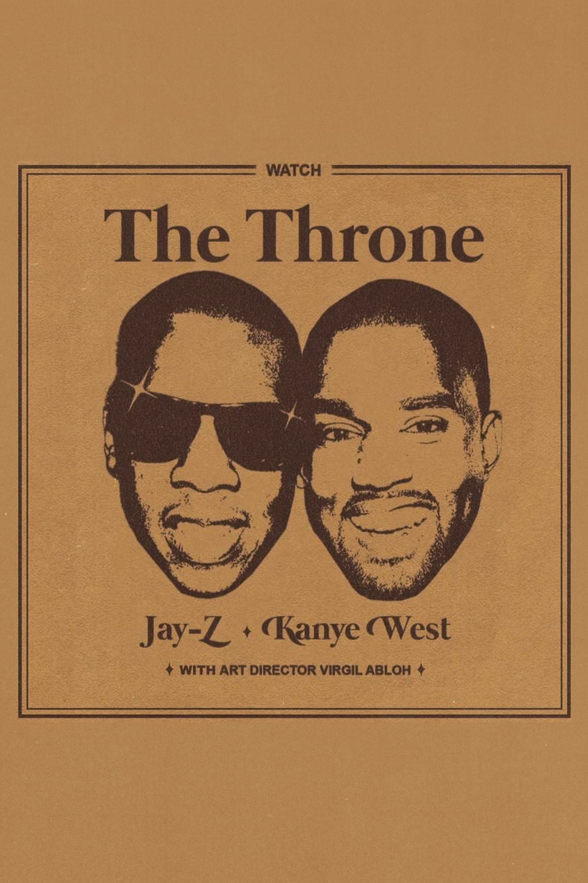 Jay Z x Kanye West 'An Evening With The Throne' Poster