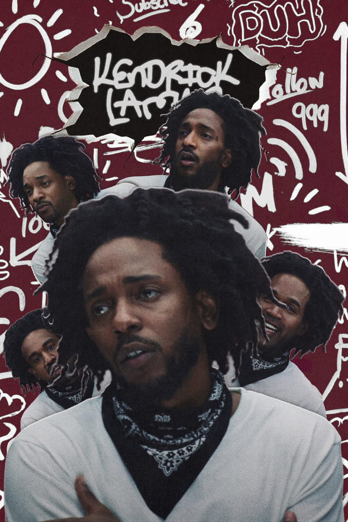 Kendrick Lamar 'Kendrick Times Five' Poster