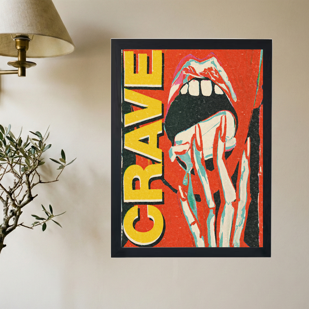 Crave' Poster - Mockup 2