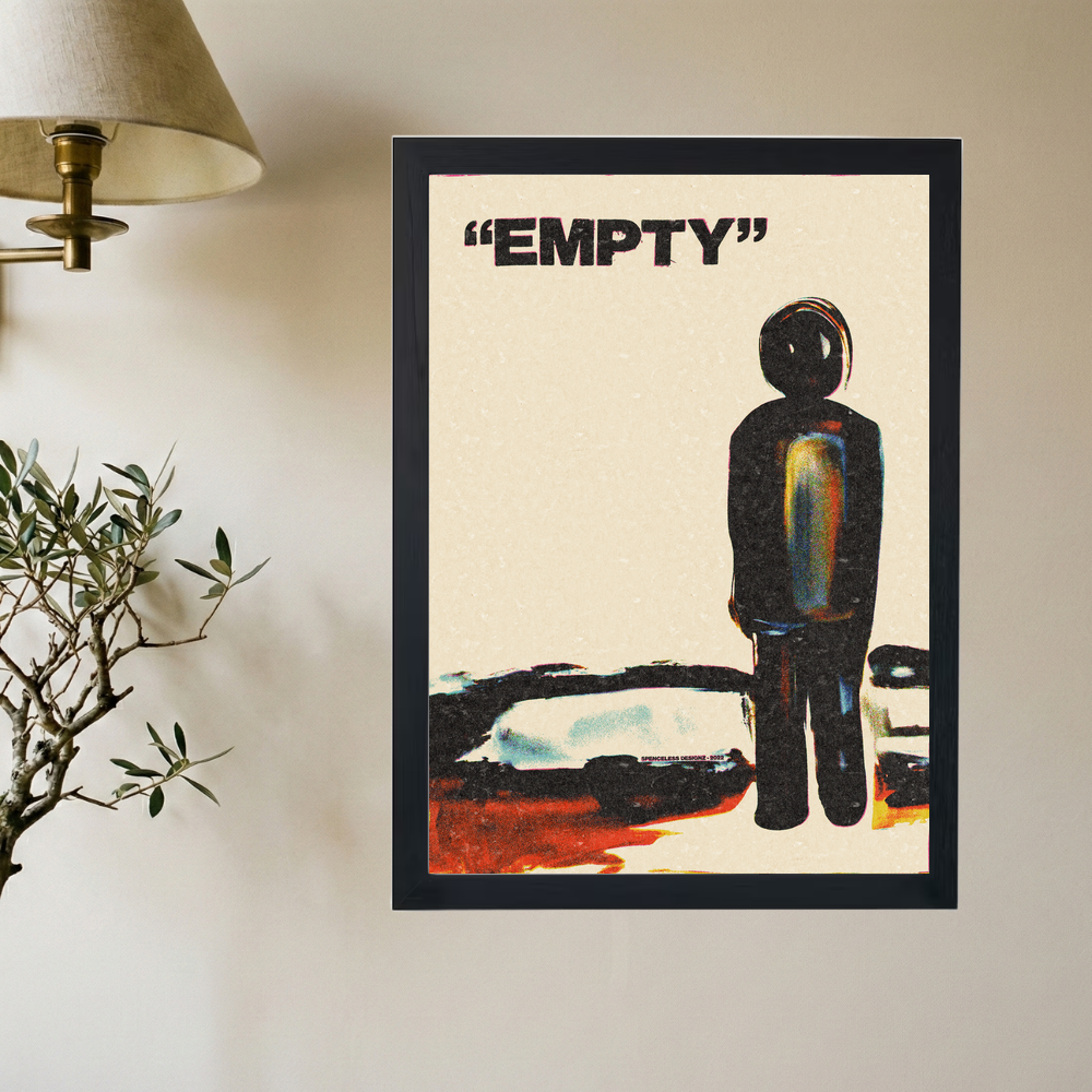 Empty' Poster - Mockup 2