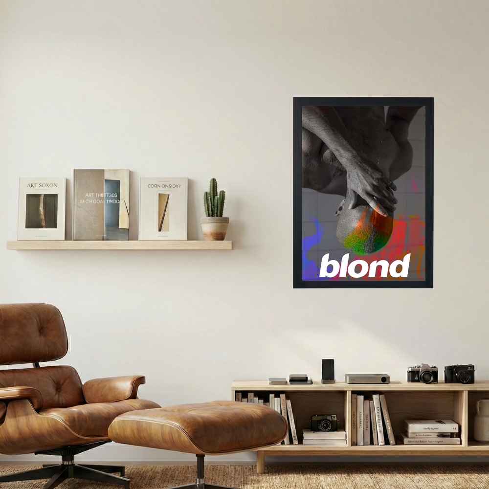 Frank Ocean 'Blondesidedown' Poster - Mockup 1