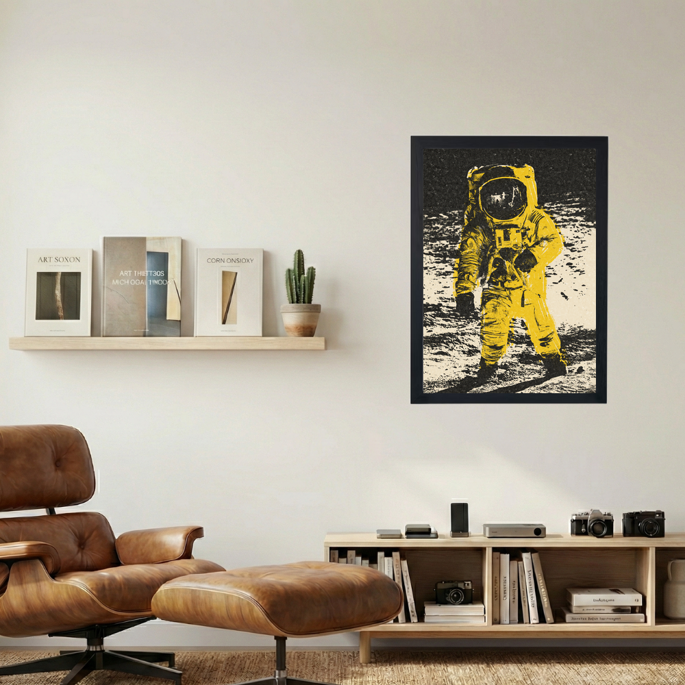 Man On The Moon' Poster - Mockup 1