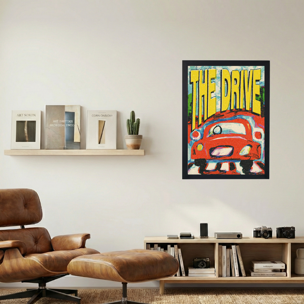 The Drive' Poster - Mockup 1