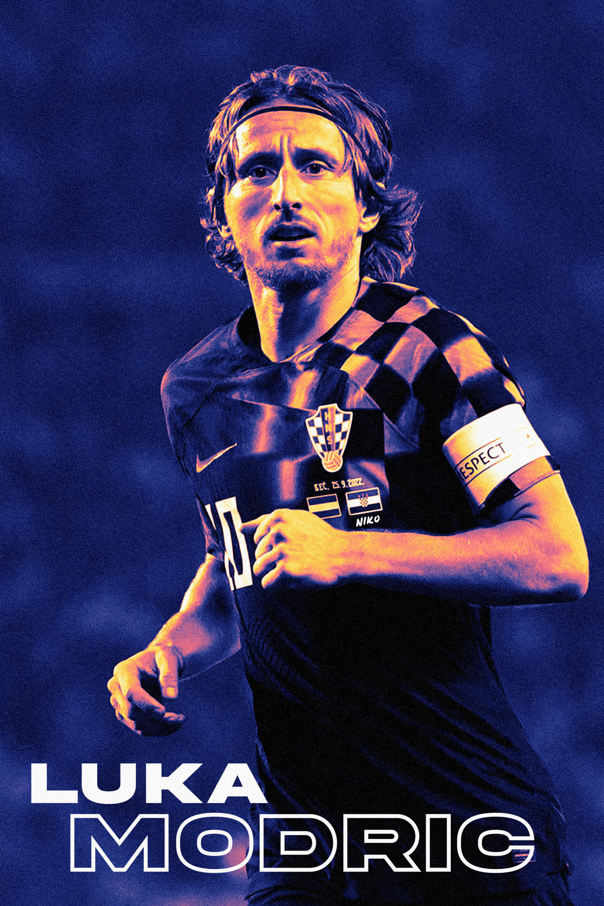 Luka Modric 'Captain Croatia' Poster