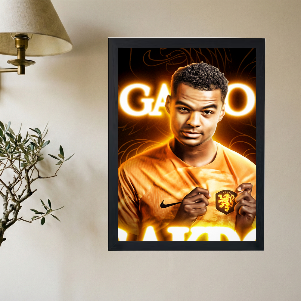 Cody Gakpo 'The Future' Poster - Mockup 2
