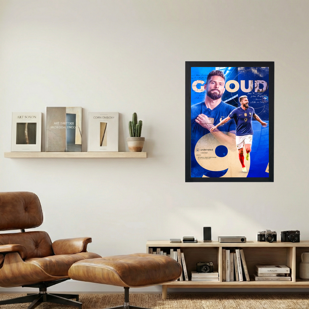 Olivier Giroud 'Underrated' Poster - Mockup 1