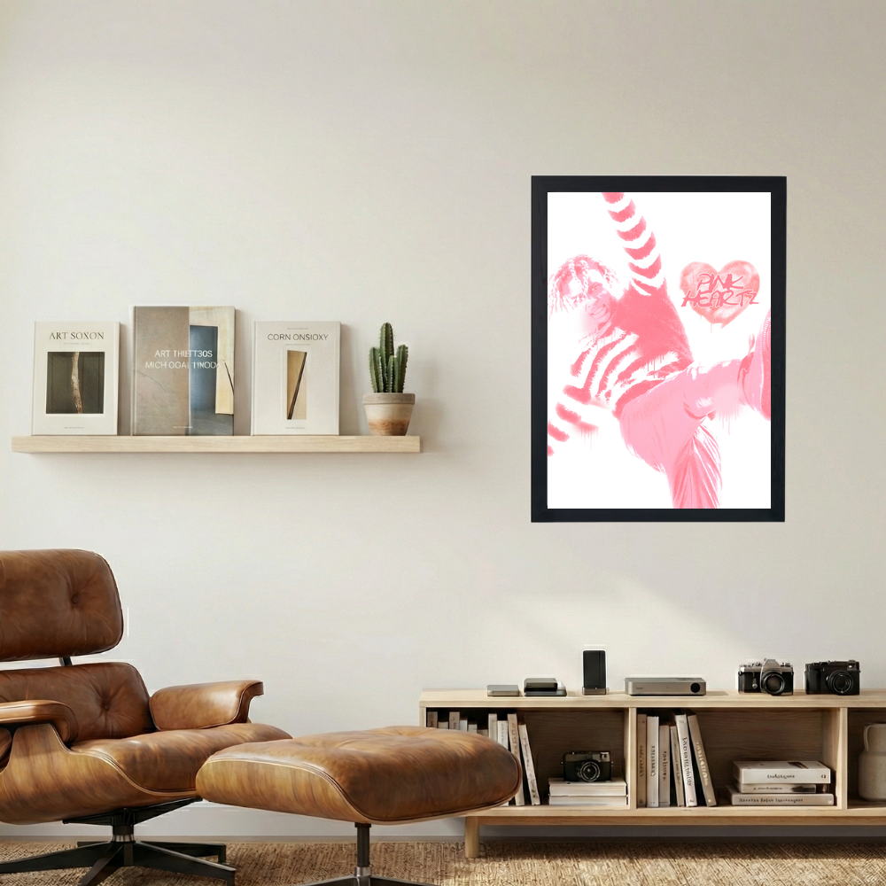SoFaygo 'Pink Heartz' Poster - Mockup 1