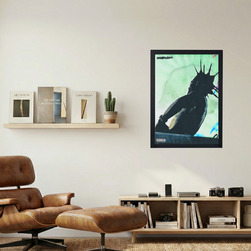 Lil Uzi Vert 'Neon Guts' Poster - Mockup 1