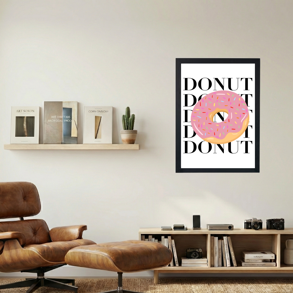 Donut Poster - Mockup 1