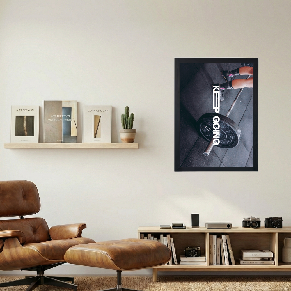 Keep Going Weights' Poster - Mockup 1