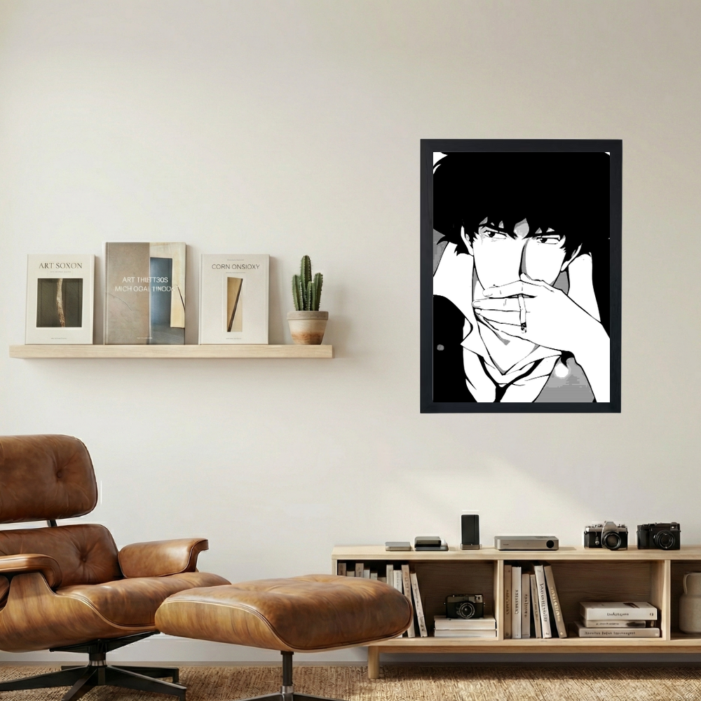 Cowboy Bebop 'Smokin Cigs' Poster - Mockup 1