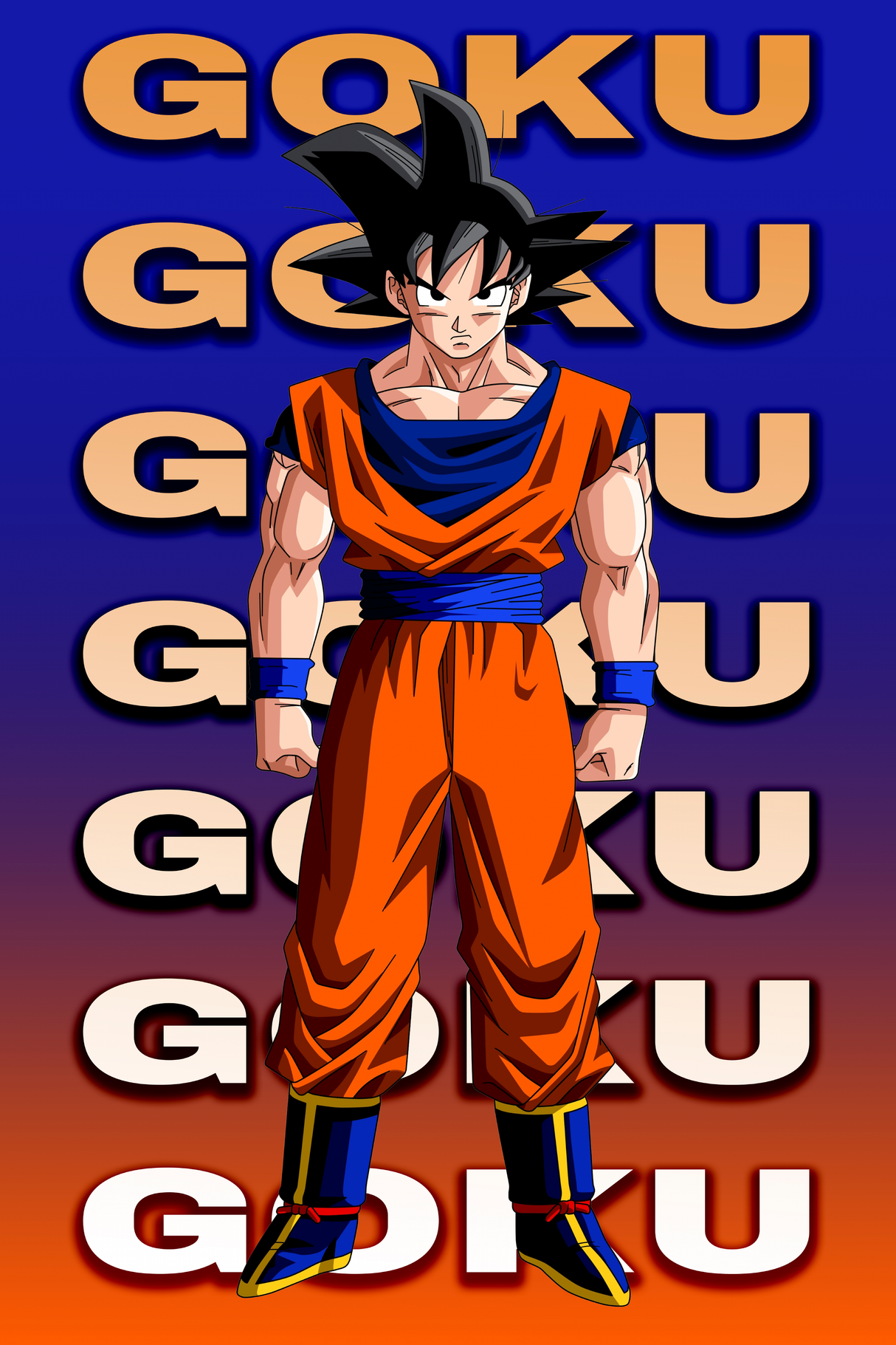Dragon Ball Z 'Goku Ripped' Poster