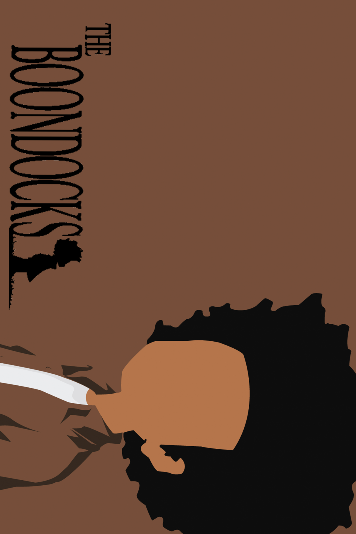 Boondocks 'Huey' Poster - Mockup 1