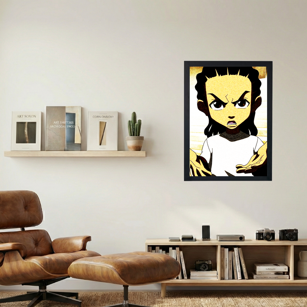 Boondocks 'Riley Vintage' Poster - Mockup 1