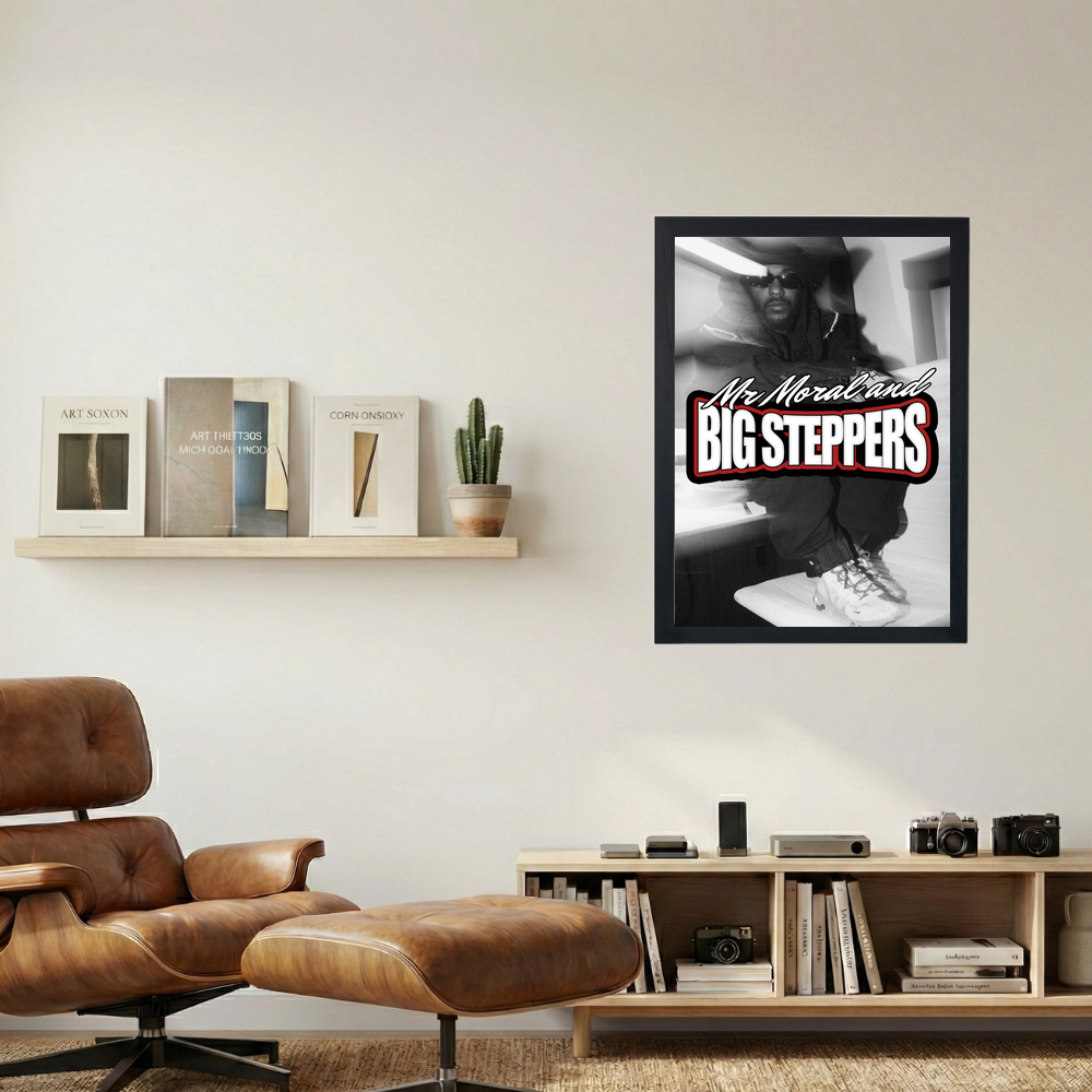 Kendrick Lamar 'Big Steppers' Poster - Mockup 1