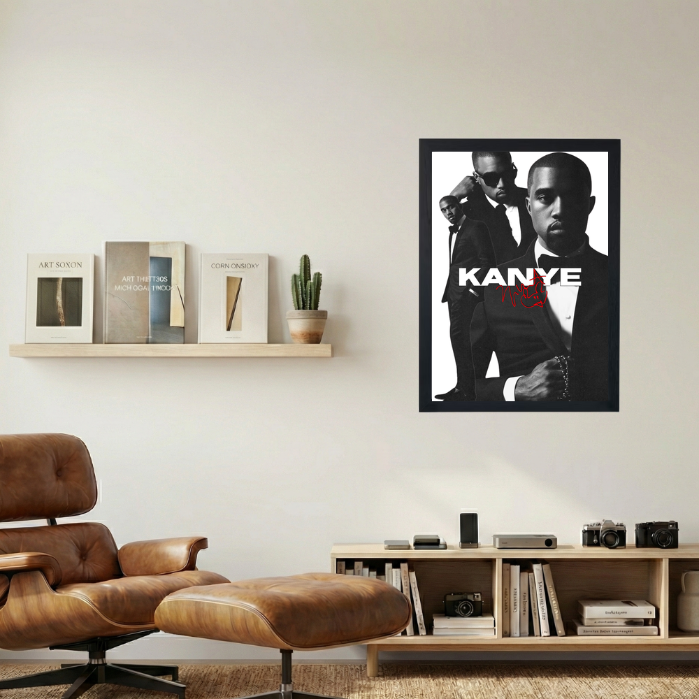 Kanye West 'Tuxedo' Poster - Mockup 1