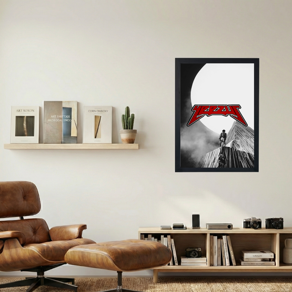 Kanye West 'Yeezus' Poster - Mockup 1