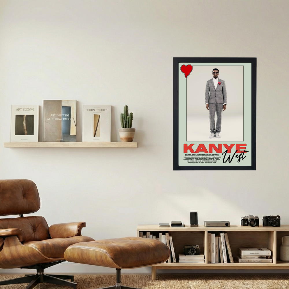 Kanye West 'Greatest Of All Time' Poster - Mockup 1