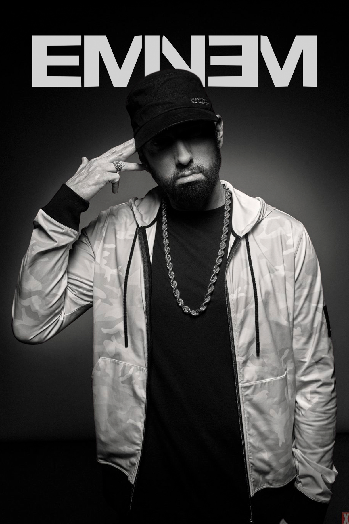 Eminem 'Black & White' Poster