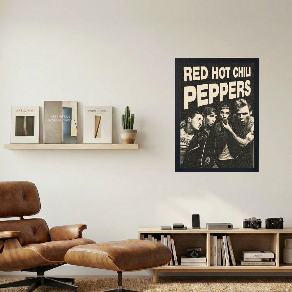 Red Hot Chili Peppers 'Gang' Poster - Mockup 1