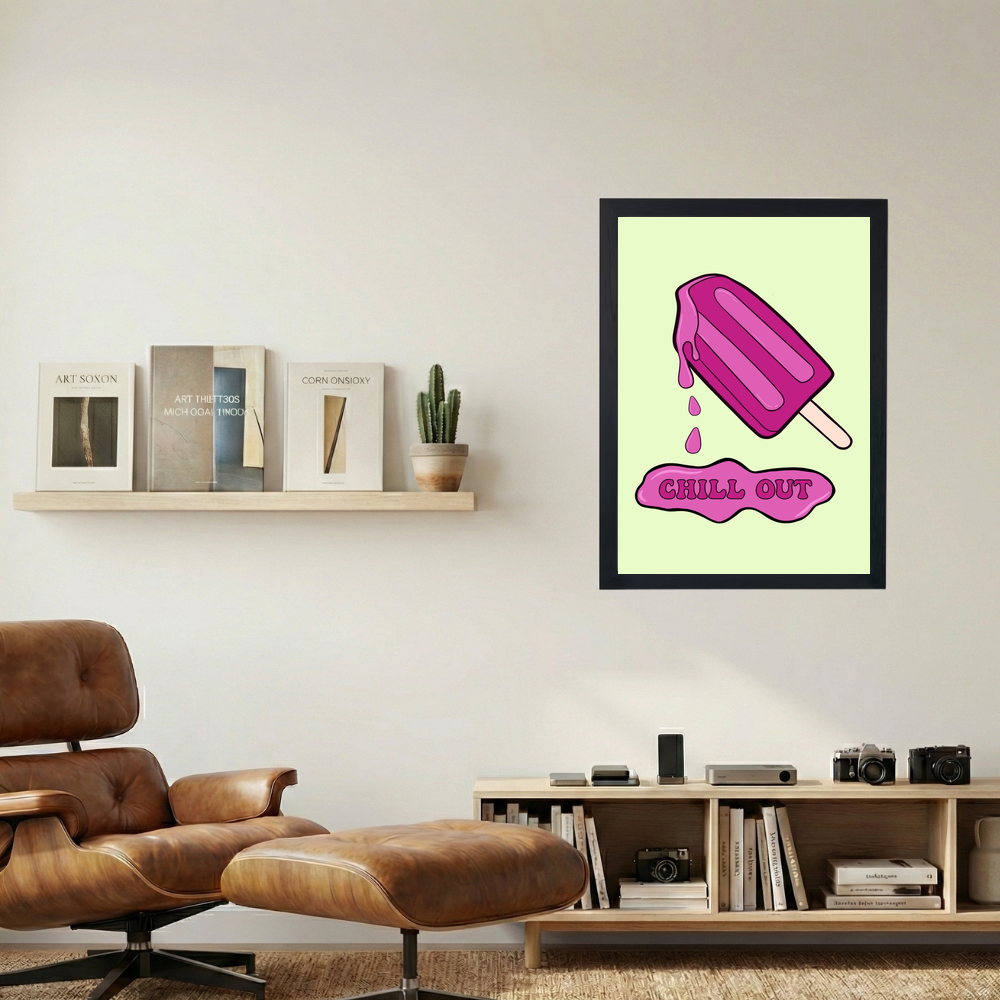 Chill Out' Poster - Mockup 1