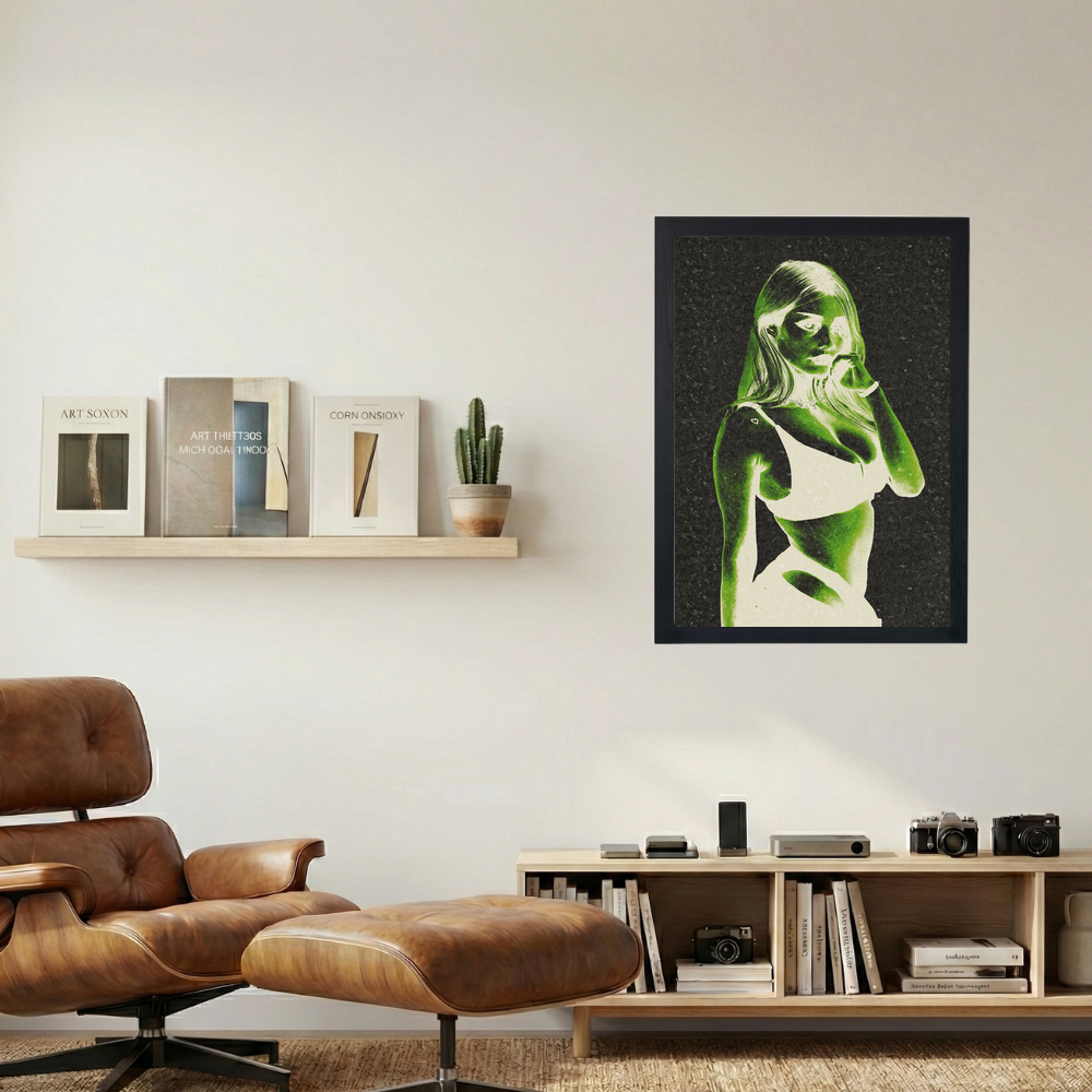 Green Aura Poster - Mockup 1