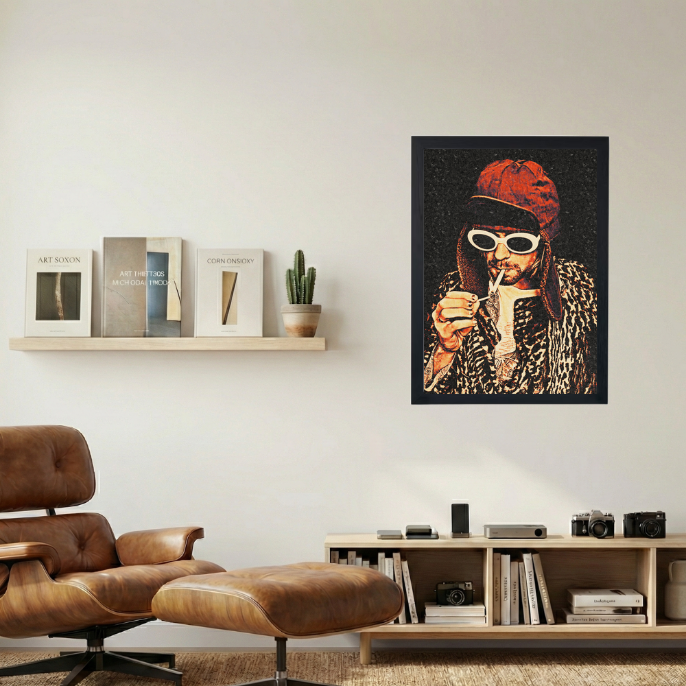 Kurt Cobain 'Spark' Poster - Mockup 1